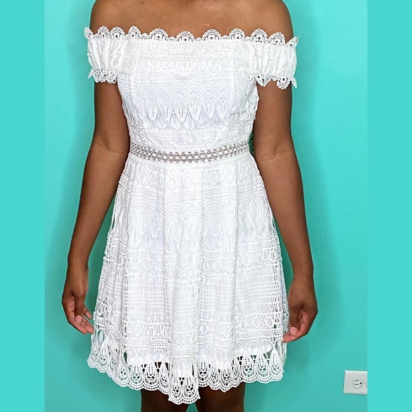 White Strapless Dress - Special Occasion - Picture 2 of 6